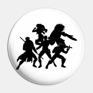 Silhouettes Pin