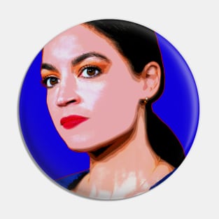 Alexandria Ocasio-Cortez Pin