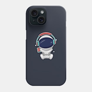 Astronaut music Phone Case