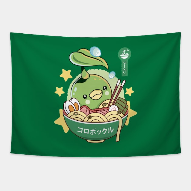 Korpokkur Ramen Tapestry by Lagelantee