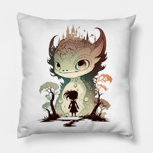 Mystical fantasy character. Pillow