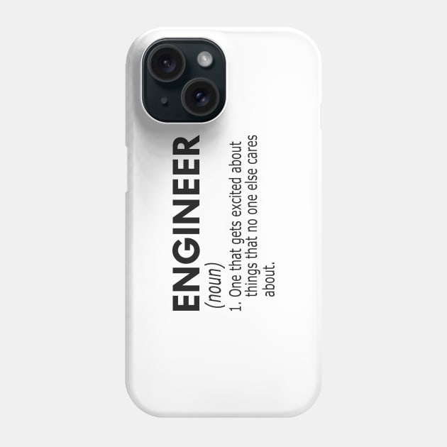 Engineer Definition Phone Case by KC Happy Shop