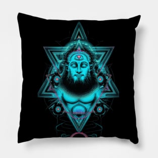 DMT God Head (without square background) Pillow