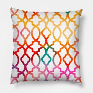 Modern abstract trellis stencil texture digital Pillow