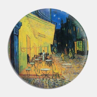 Van Gogh Cafe Terrace At Night Exhibition Pin