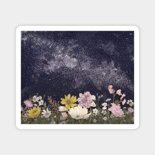 Galaxy in Bloom Colour Version Magnet