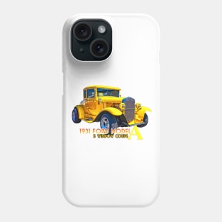 1931 Ford Model A 5 Window Coupe Phone Case