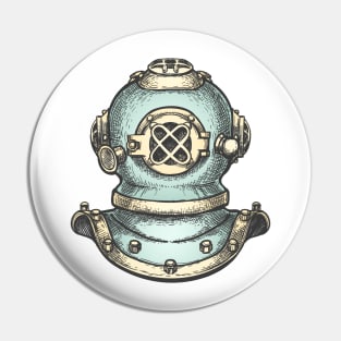 Diving helmet Pin