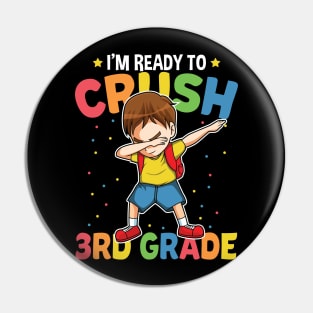 Dabbing Boy Second Grade Back To School Gift Pin