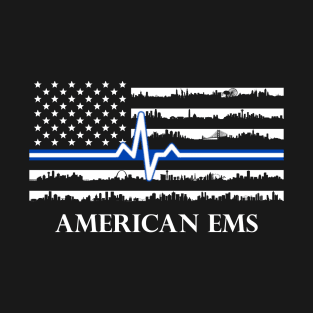American EMS - Support for EMS, EMT, and Rescue T-Shirt