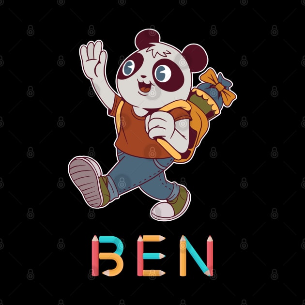 Einschulung Panda Ben by DePit DeSign