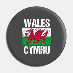 Wales - Welsh Flag - Cymru Pin