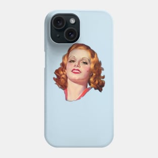 Jean Harlow - Red Head Phone Case