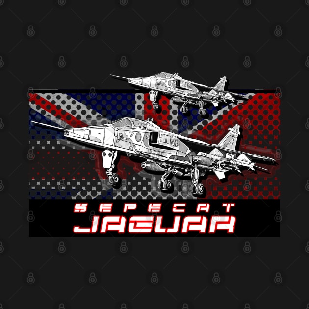 Sepecat Jaguar English French FighterJet by aeroloversclothing