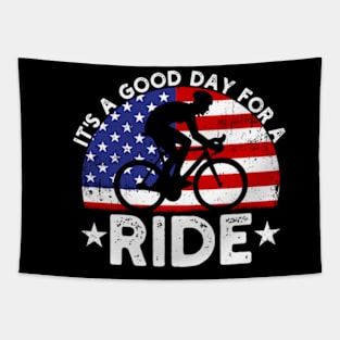 It's A Good Day For A Ride Tapestry