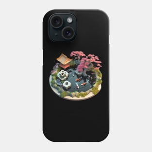 Isometric Zen Garden Phone Case