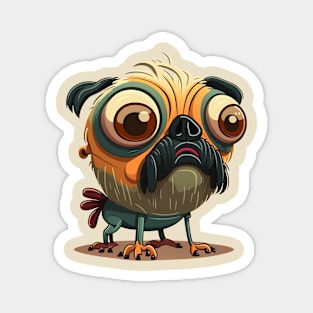 World's Ugliest Pug Magnet