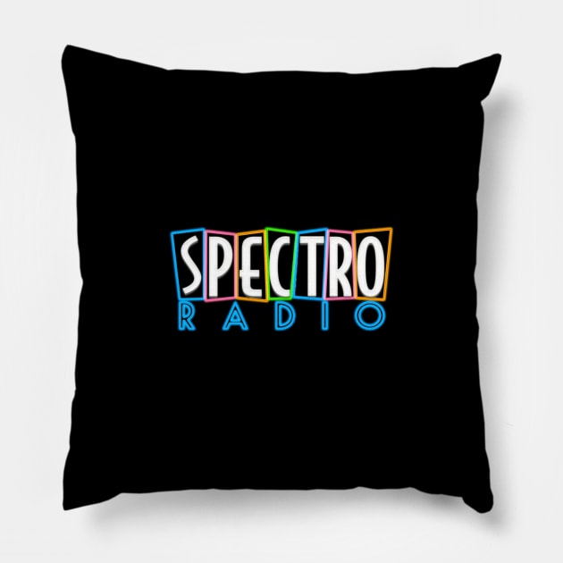 Spectro Neon Shirt (Front Only) Pillow by SpectroRadio