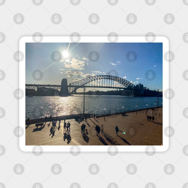 Sydney Harbour Bridge Magnet by MovieFunTime