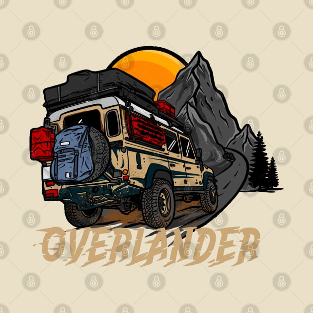 Creme Land Rover Defender Adventure Seeker by 4x4 Sketch