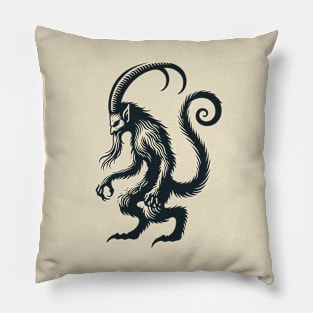 Midnight Prowl: The Winter Myth of Krampus Pillow