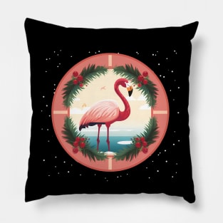 Flamingo Flock Sunset, Love Flamingos Pillow