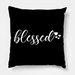 Blessed Religious Faith Christian Womens Tee Gifts For Women Pillow