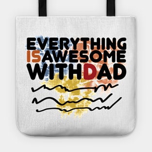 awesome dad Tote