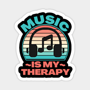 Music Is My Therapy Magnet