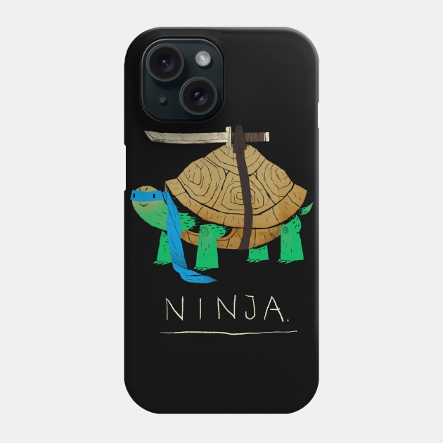 ninja - blue Phone Case by Louisros