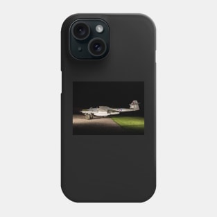 RAF Gloster Meteor at night Phone Case