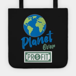 Planet Over Profit #climateactionrb Tote