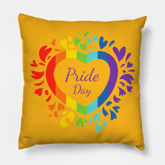 Pride Day Pillow by TomCage