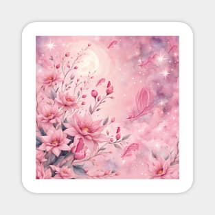 Wonderful soft pink flowers. Magnet