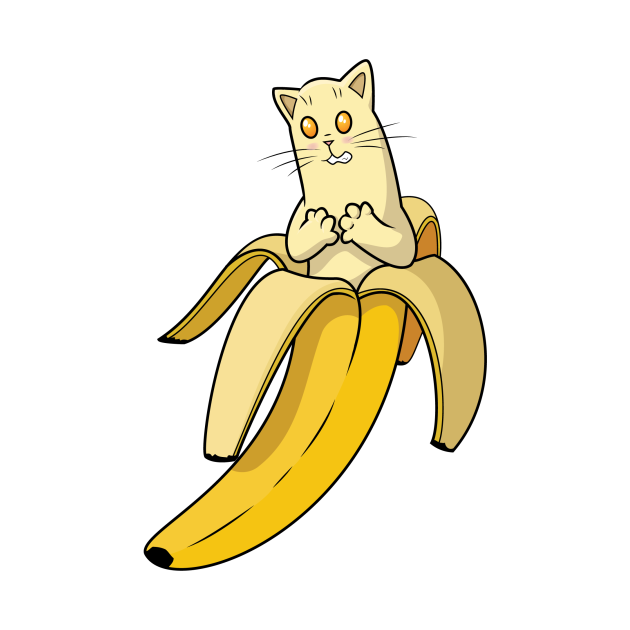 Banana Cat Banana TShirt TeePublic