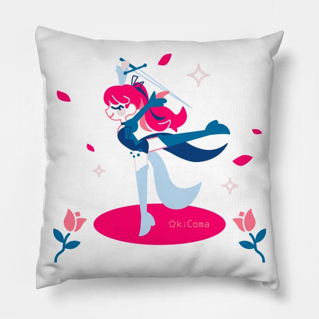 Beauty is devotion Pillow by OkiComa