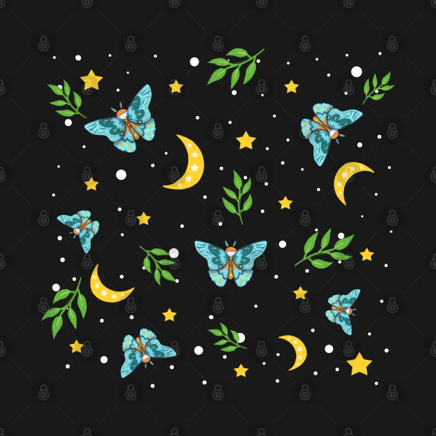 Moth & Moon by Ghaida Shop