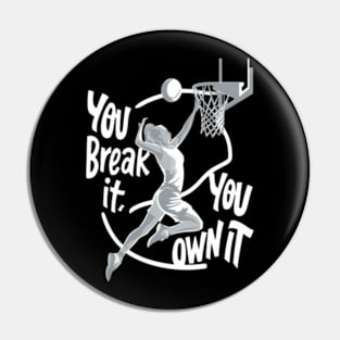 Break it, own it Caitlin Clark Pin