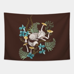 Wolf in the Woods Tapestry