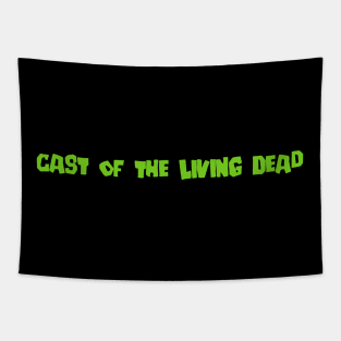 Cast of the Living Dead Text Tapestry