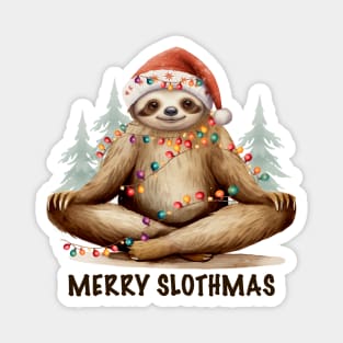 Merry Slothmas Magnet