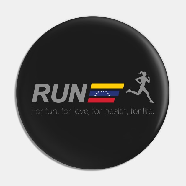 Run for life Venezuela Pin by e3d