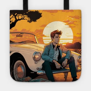 Sunset Elvis Tote