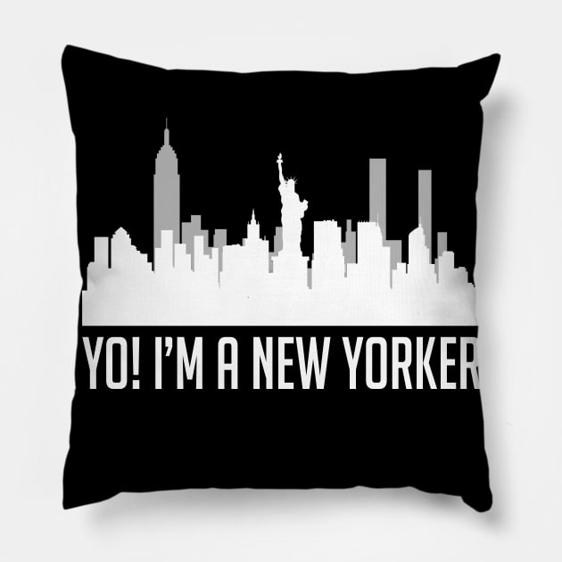 New Yorker by Heart Pillow by Paramountproducts