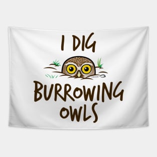 Burrowing Owls Owl Design Tapestry