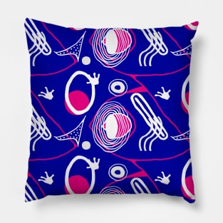 Abstract Funny Motives Pillow