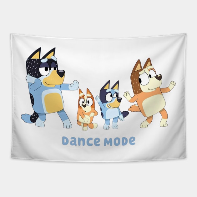 Bluey Dance Mode Tapestry by ExpresYourself