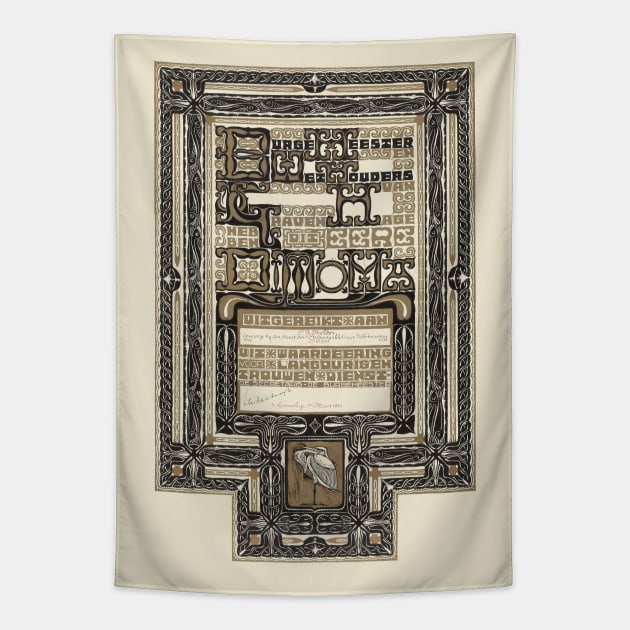 25th Anniversary Diploma Tapestry by UndiscoveredWonders