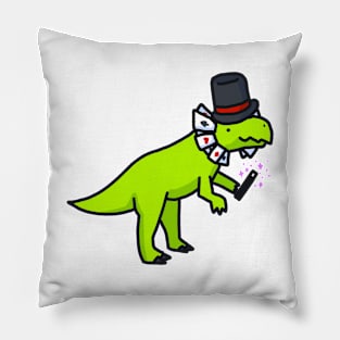 Abraca Dilophosaurus Transparent Pillow