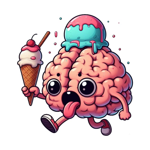 Brain Needs Ice Cream by Dmytro